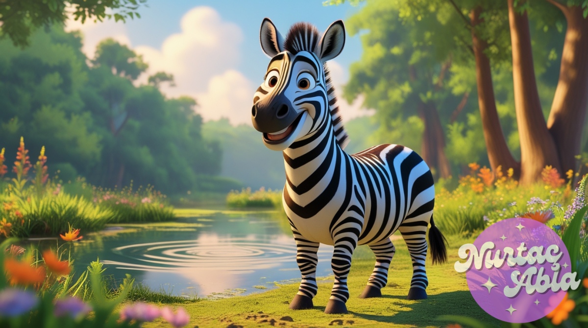 Merhametli Zebra Çizgican Ormanda Dolaşıyor - Uyku Masalı